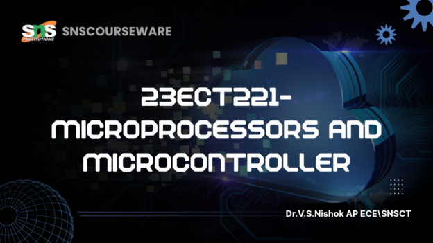 23ECT221 Microprocessors and Microcontrollers (Class B)