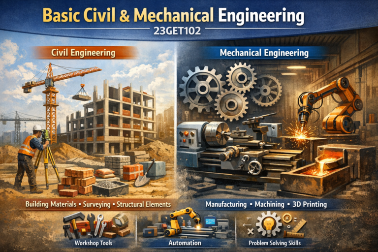 23GET-102-Basic Civil and Mechanical Engineering BME