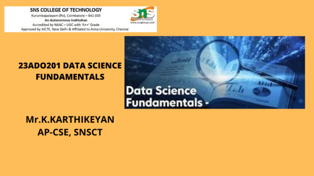 23ADO201 DATA SCIENCE FUNDAMENTALS