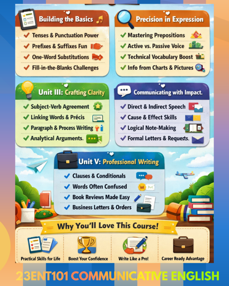 23ENT101 Communicative English