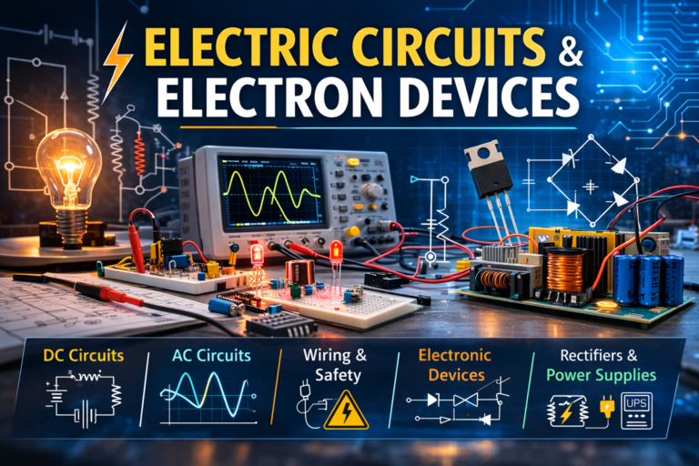 23EET103 ELECTRIC CIRCUITS AND ELECTRON DEVICES
