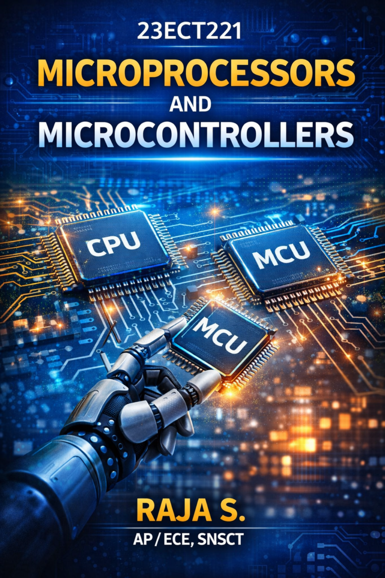23ECT221 Microprocessors and Microcontrollers