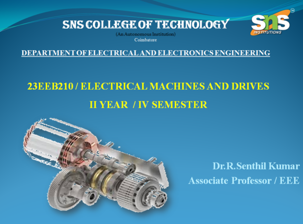 23EEB210 Electrical Machines and Drives (Class A)