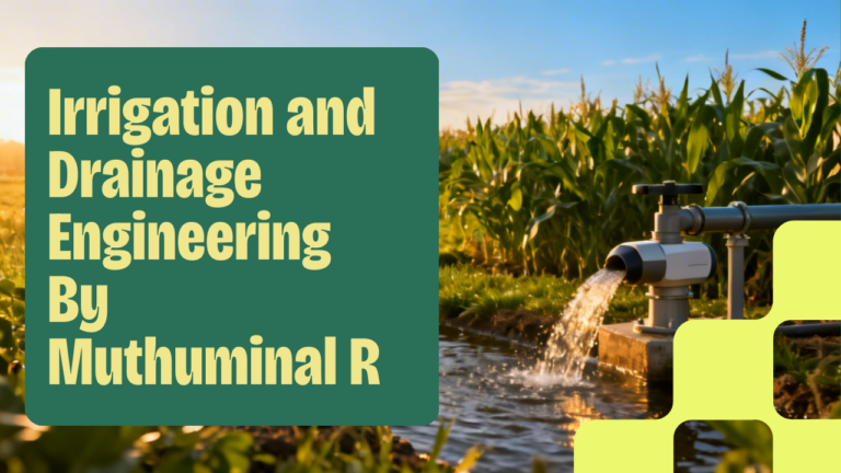 23AGT304 – IRRIGATION AND DRAINAGE ENGINEERING