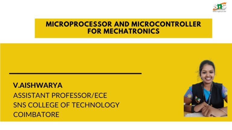 Microprocessor and Microcontroller for Mechatronics