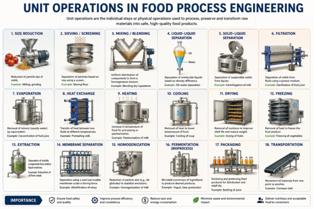 23FTB201 – UNIT OPERATIONS IN FOOD PROCESS ENGINEERING