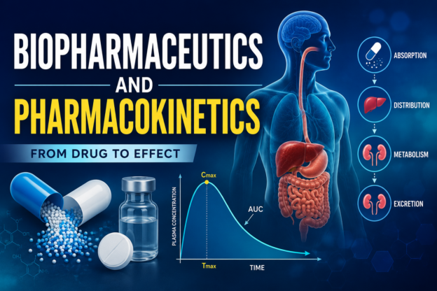 BP 604 T. BIOPHARMACEUTICS AND PHARMACOKINETICS (Theory)